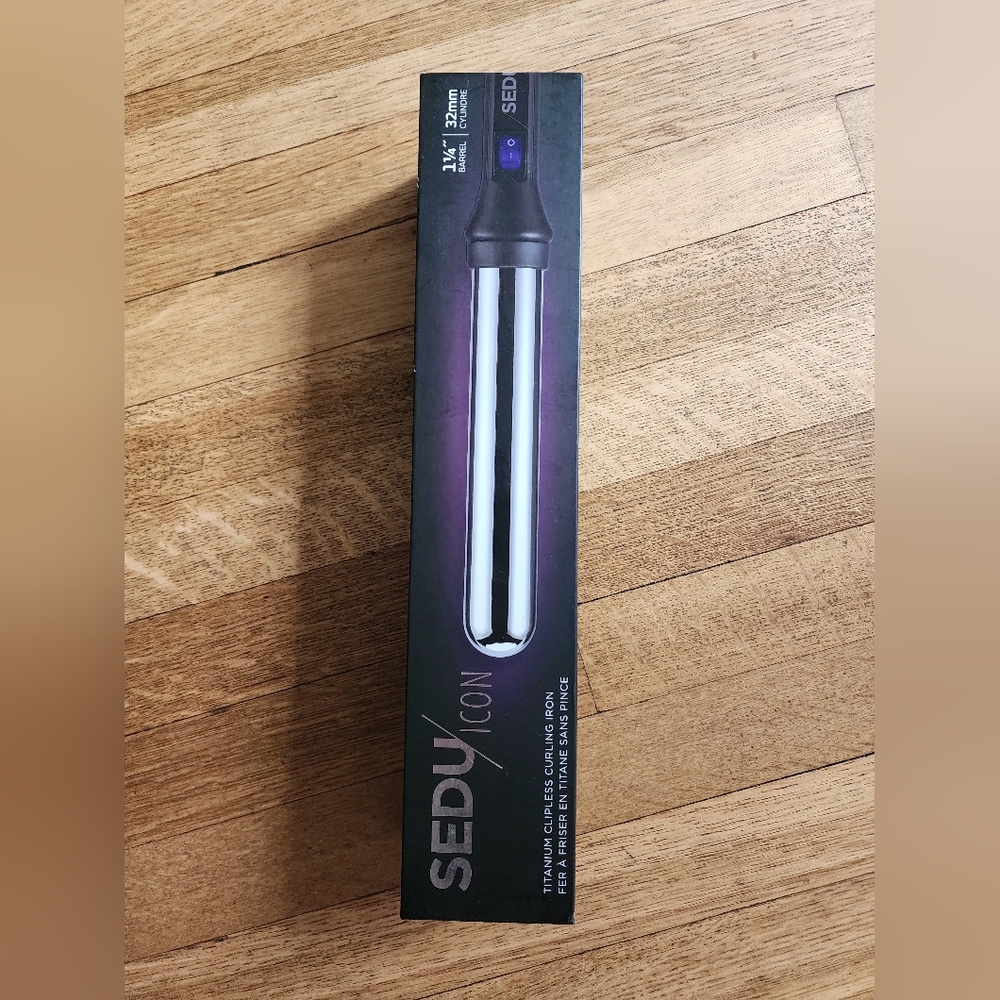 Clipless 1.25 inch Barrel Sedu Curling Iron